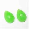 Chrysoprase Faceted Pear Long Drops Briolette - Not Natural Quartz You will get 1 Piece.